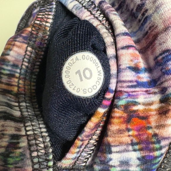 Lululemon Wunder Train High-Rise Tight 25" Digital Oasis White Multi Size - Picture 6 of 10